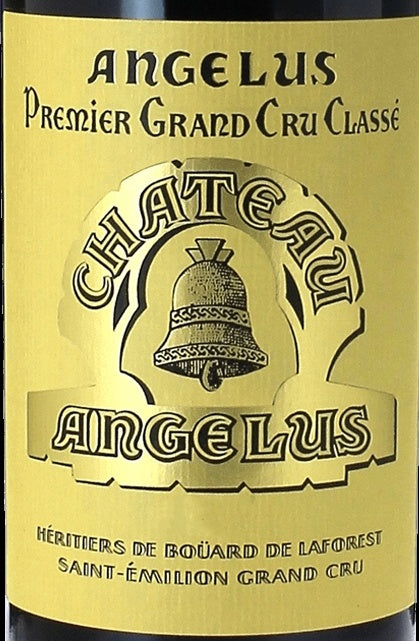 Angelus Saint-Emilion 2010 AOC 1,5l — rótulo do vinho, imagem ilustrativa
