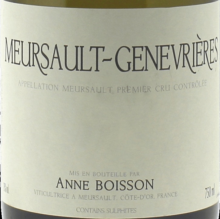 Anne Boisson Meursault Premier Cru Genevrieres 2019 AOC 0,75l — ワインラベル（参考画像）