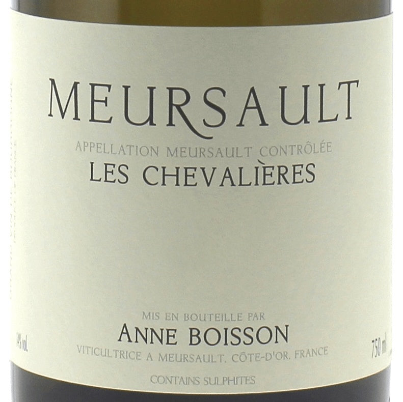 Anne Boisson Meursault Les Chevalieres 2017 AOC 0,75l — wijnetiket, illustratieve afbeelding