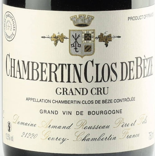 Domaine Armand Rousseau Chambertin-Clos de Beze Grand Cru Clos de Beze 2007 AOC 0,75l — wine label