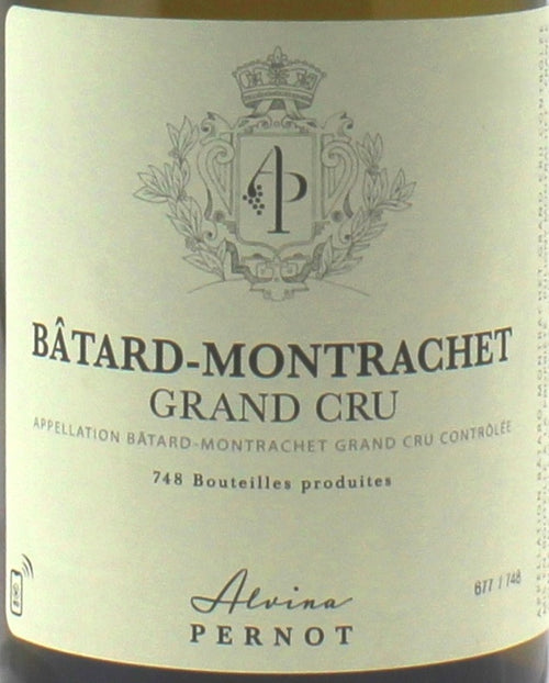 Alvina Pernot Batard-Montrachet Grand Cru 2024 AOC 0,75l from Burgundy — ANNO vintage card; photograph of the actual bottle available on request