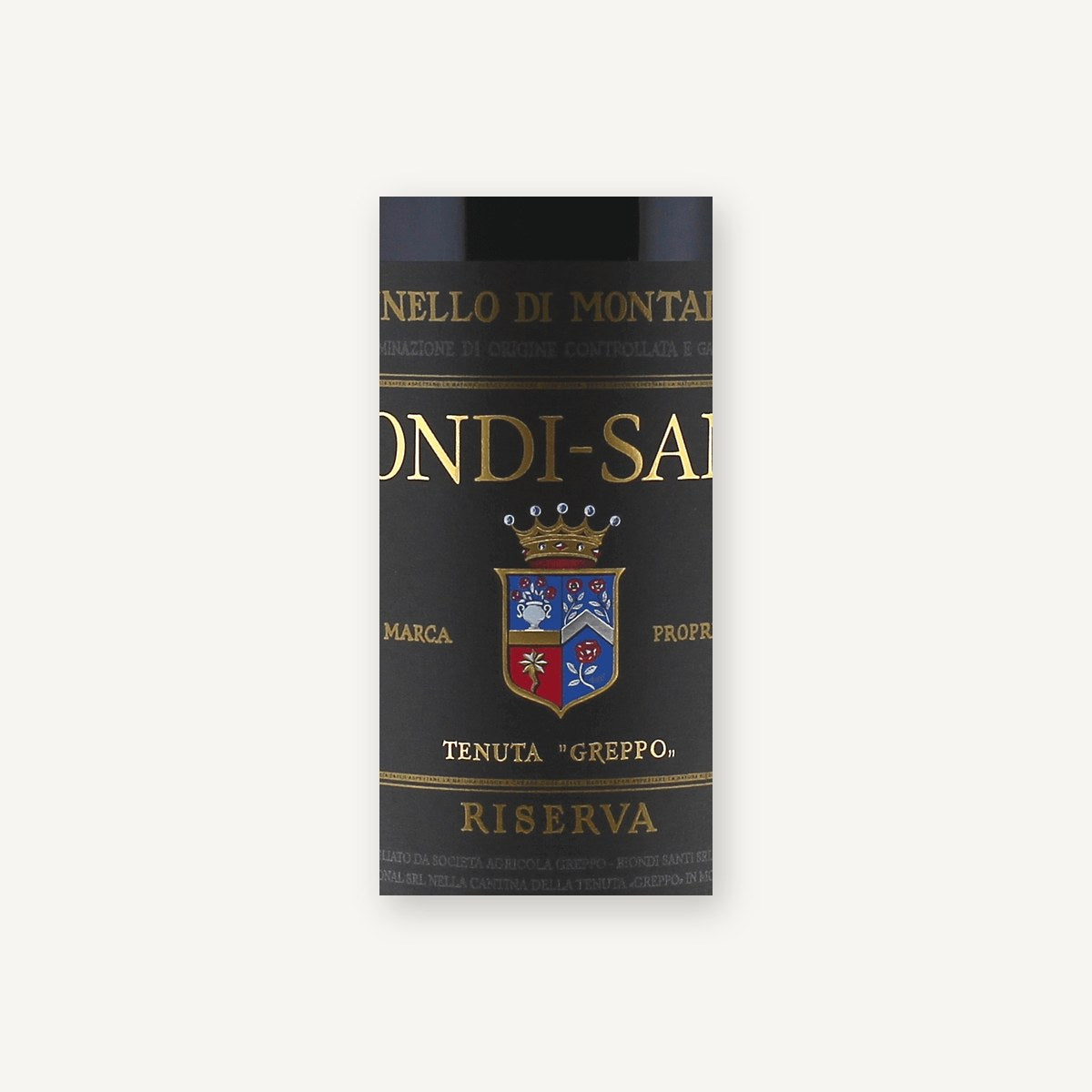 Biondi Santi Brunello di Montalcino 1971 DOC 0,75l — wine label