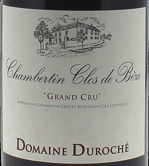 Domaine Duroche Chambertin-Clos de Beze Grand Cru 2014 AOC 0,75l — wine label, illustrative image