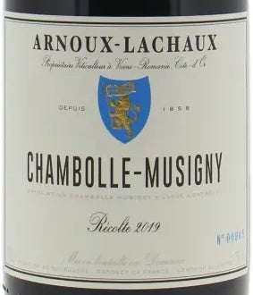 Arnoux-Lachaux Chambolle-Musigny 2019 AOC — Weinetikett