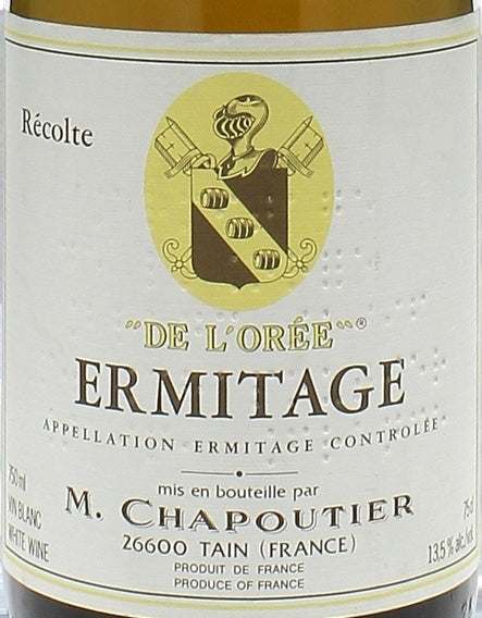 M. Chapoutier Hermitage Ermitage De l'Oree 2013 AOC 0,75l — wijnetiket, illustratieve afbeelding