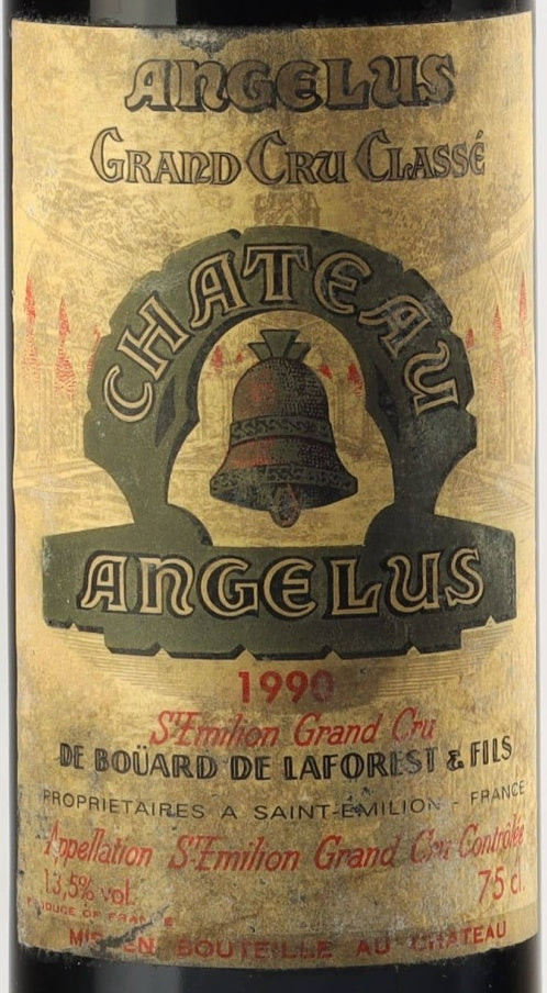 Chateau Angelus Saint-Emilion 1990 AOC 0,75l — etiqueta del vino
