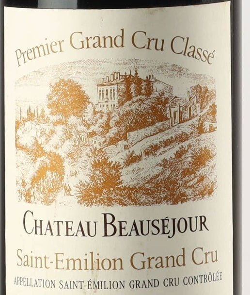 Chateau Beausejour Duffau-Lagarrosse Saint-Emilion Grand Cru 2009 AOC 0,75l — wine label, illustrative image