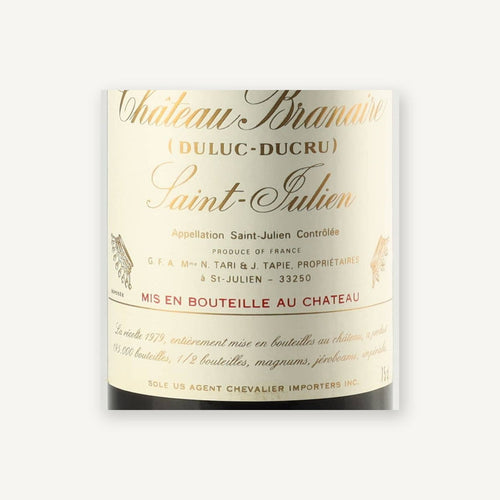 Chateau Branaire-Ducru Saint-Julien 1993 AOC 0,75l — wine label, illustrative image