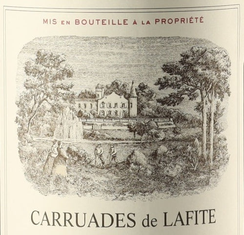 Chateau Lafite Rothschild Carruades de Lafite Pauillac 1995 AOC 0,75l — étiquette du vin, image indicative
