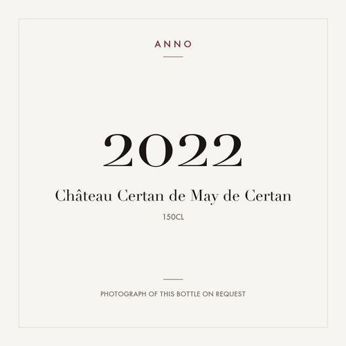 Chateau Certan de May de Certan Pomerol 2022 AOC 1,5l — ANNO-jaargangkaart; foto van de echte fles op aanvraag