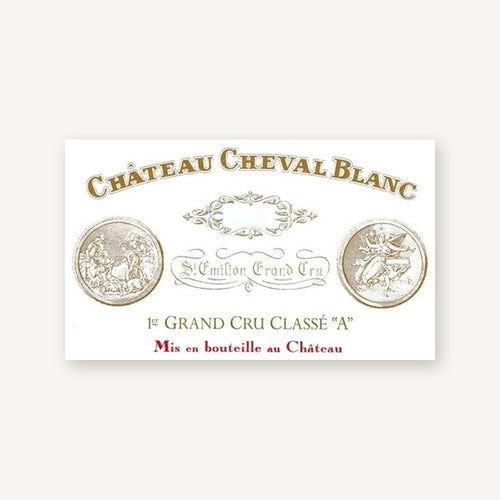 Chateau Cheval Blanc Saint-Emilion 1970 AOC 0,75l — wine label, illustrative image