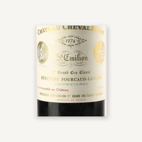 Chateau Cheval Blanc Saint-Emilion 1974 AOC 0,75l — wine label