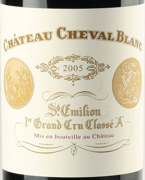 Chateau Cheval Blanc Saint-Emilion 2005 AOC 0,75l — etiqueta del vino