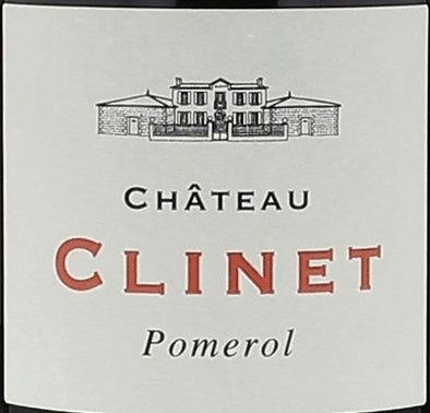 Chateau Clinet Pomerol 1982 AOC 0,75l — wine label, illustrative image