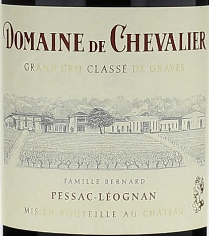 Domaine de Chevalier Pessac-Leognan AOC — wine label, illustrative image