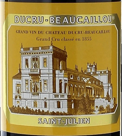 Chateau Ducru-Beaucaillou Saint-Julien 2018 AOC 0,75l — wijnetiket, illustratieve afbeelding