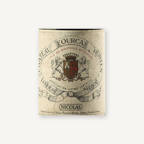 Chateau Fourcas Hosten Listrac-Medoc 1995 AOC 0,75l — etichetta del vino, immagine indicativa