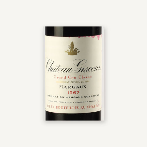 Chateau Giscours Margaux 1967 AOC 0,75l — wijnetiket