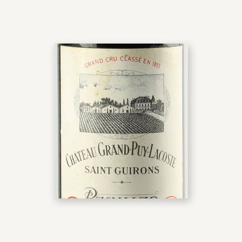 Chateau Grand-Puy-Lacoste Pauillac 2012 AOC 0,75l — etichetta del vino, immagine indicativa
