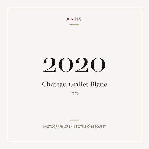 Chateau-Grillet Chateau-Grillet 2020 AOC 0,75l — ANNO vintage card; photograph of the actual bottle available on request