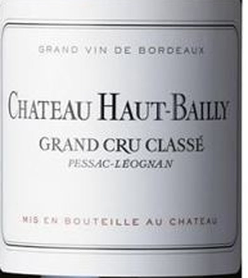 Chateau Haut-Bailly Pessac-Leognan 2009 AOC 0,75l — étiquette du vin, image indicative