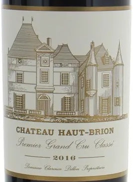 Chateau Haut-Brion Pessac-Leognan 2016 AOC — etiqueta del vino