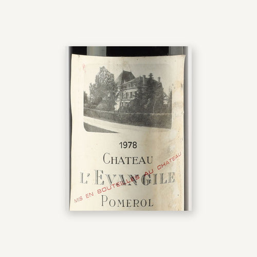Chateau L'Evangile Pomerol 1978 AOC 0,75l — wine label
