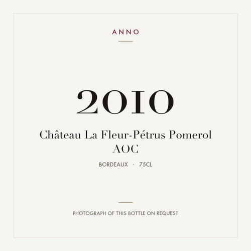 Chateau La Fleur-Petrus Pomerol 2010 AOC 0,75l — ANNO 年份卡；實際酒瓶照片可應要求提供