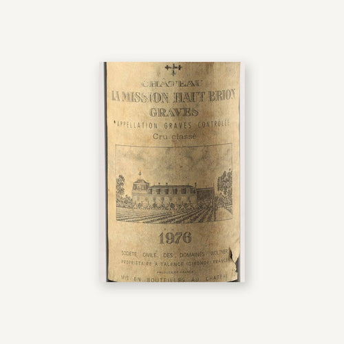 Chateau La Mission Haut-Brion Graves 1976 AOC 0,75l — wijnetiket, illustratieve afbeelding