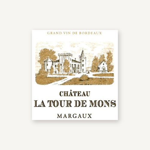 Chateau La Tour de Mons Margaux 1982 AOC 0,75l — wine label, illustrative image