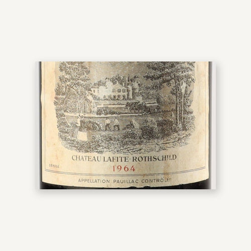Chateau Lafite Rothschild Pauillac 1964 AOC 0,75l — ワインラベル