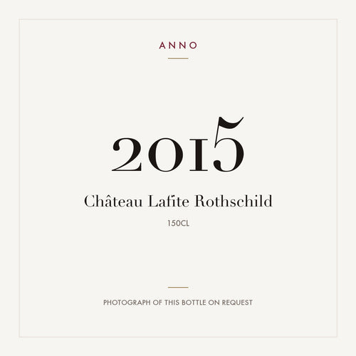 Chateau Lafite Rothschild Pauillac 2015 AOC 1,5l — ANNO vintage card; photograph of the actual bottle available on request