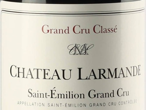 Chateau Larmande Saint-Emilion AOC — wine label, illustrative image