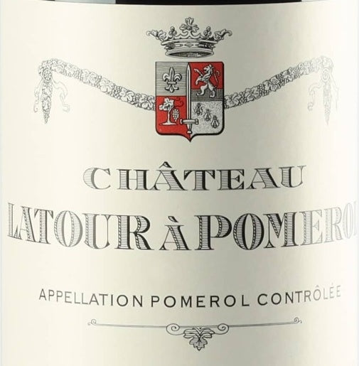 Chateau Latour a Pomerol Pomerol 2000 AOC 0,75l — etichetta del vino, immagine indicativa