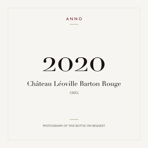 Chateau Leoville Barton Saint-Julien 2020 AOC 1,5l — ANNO-årgangskort; foto af den faktiske flaske på forespørgsel