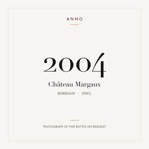 Chateau Margaux Margaux 2004 AOC 3l — card dell'annata ANNO; foto della bottiglia reale disponibile su richiesta