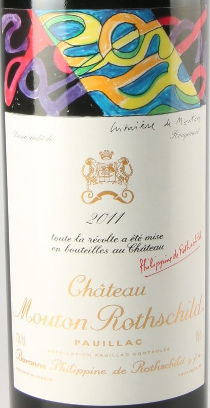 Chateau Mouton Rothschild Pauillac 2011 AOC — étiquette du vin
