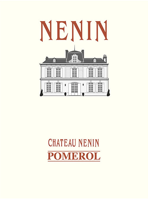 Chateau Nenin Pomerol AOC — wine label, illustrative image