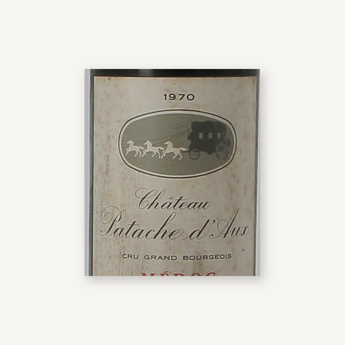 Chateau Patache d'Aux Medoc 1970 AOC 0,75l — étiquette du vin