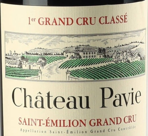 Chateau Pavie Saint-Emilion Grand Cru 2012 AOC 0,75l — wine label, illustrative image
