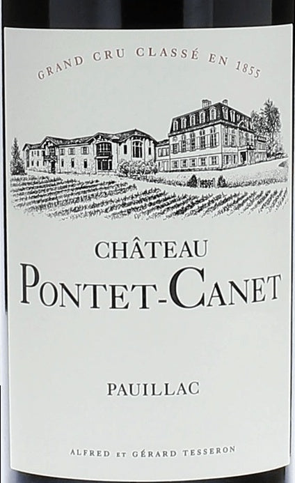 Chateau Pontet-Canet Pauillac 2009 AOC 0,75l — wine label, illustrative image