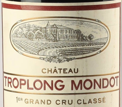 Chateau Troplong Mondot Saint-Emilion Grand Cru 2009 AOC 0,75l — etiqueta del vino, imagen ilustrativa