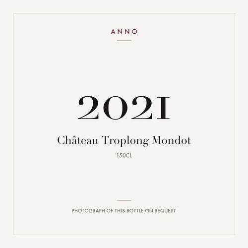 Chateau Troplong Mondot Saint-Emilion 2021 AOC 1,5l — ANNO-årgangskort; foto af den faktiske flaske på forespørgsel