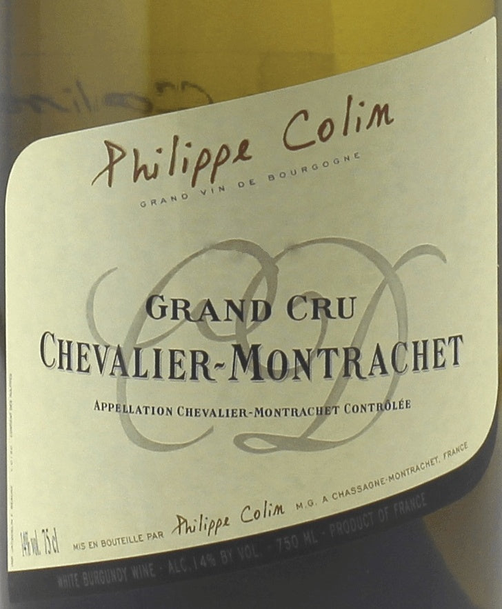 Domaine Philippe Colin Chevalier-Montrachet Grand Cru 2024 AOC 0,75l — wine label, illustrative image