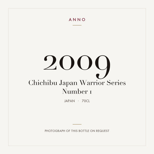 Chichibu Japan Warrior Series Number 1 2009 0,7l from Japan — ANNO vintage card; photograph of the actual bottle available on request