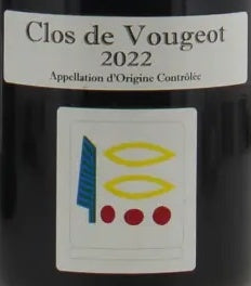 Domaine Prieure Roch Clos de Vougeot Grand Cru 2022 AOC 0,75l — Weinetikett