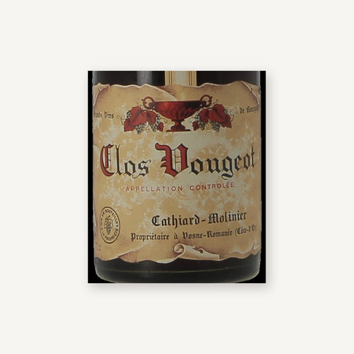 Cathiard-Molinier Clos de Vougeot Grand Cru 1978 AOC 0,75l — wine label