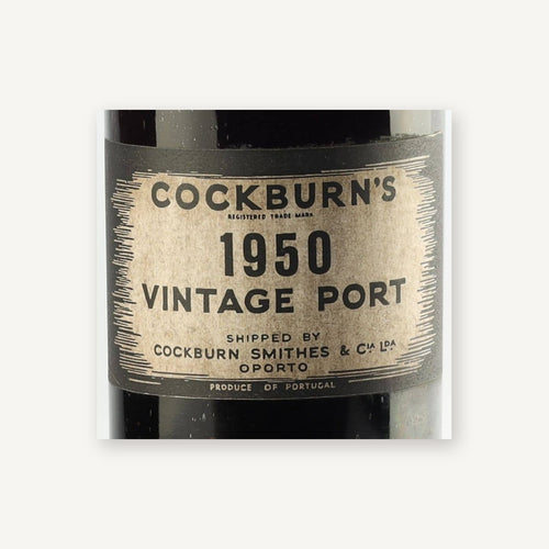 Cockburn Vintage Port 1950 DO 0,75l — vinetiket