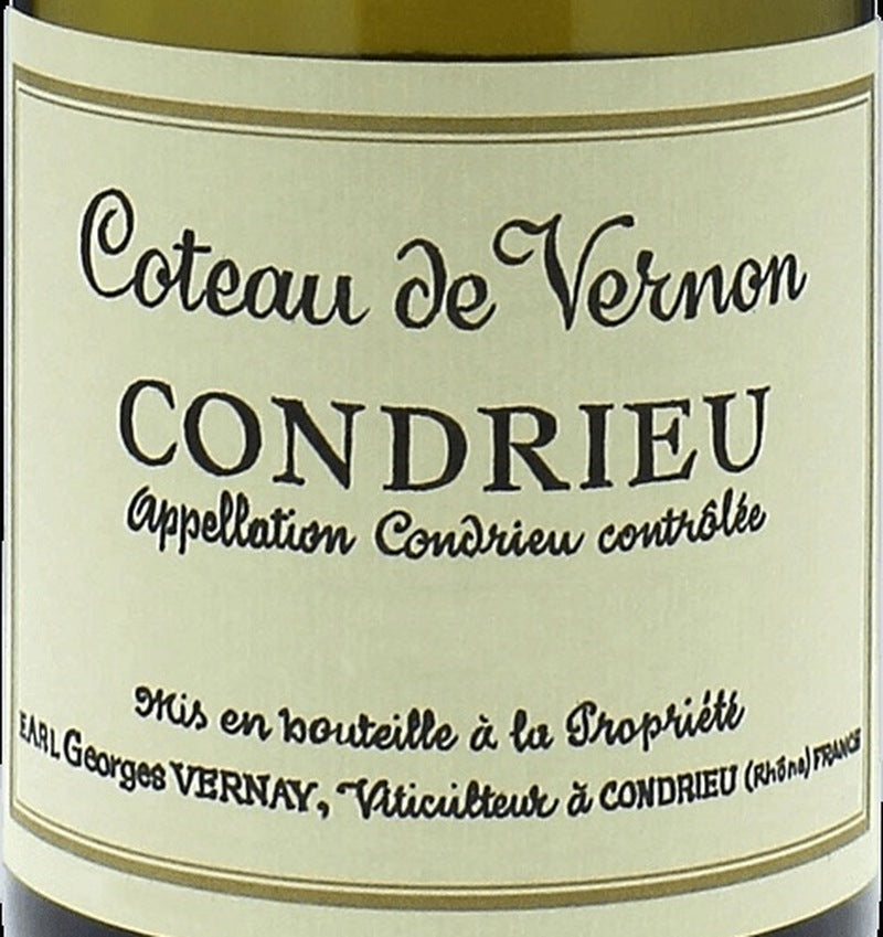 Vernay Condrieu Coteau de Vernon 2005 AOC 0,75l — wine label, illustrative image