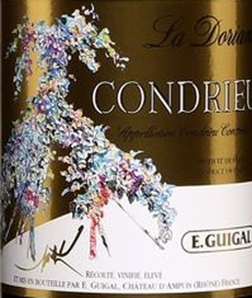 E. Guigal Condrieu La Doriane AOC — wine label, illustrative image